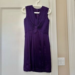 See by Chloe Silky Purple Tie Dress